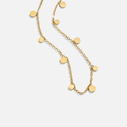 Petra – Collana dorata con mini cristalli