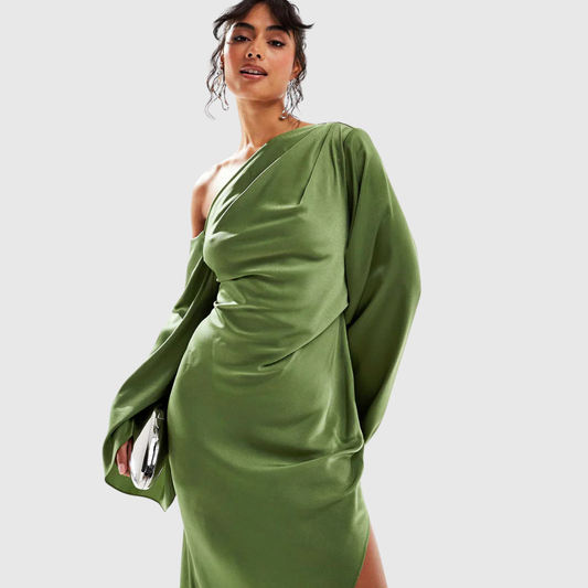 ROSALINE | SATIN FLOW MAXI DRESS