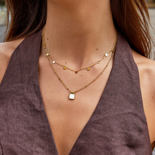 Elisa – Collana in oro con motivo a filigrana.