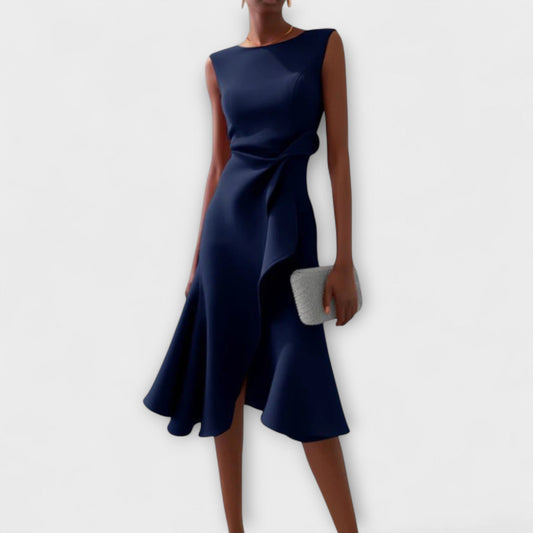 ARIANA | PLEATED MIDI DRESS