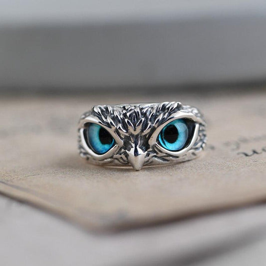 SILVER OPAL ADJUSTABLE RING
