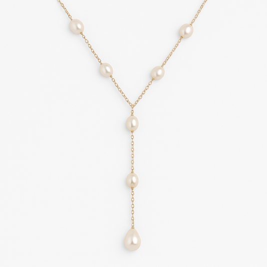 Helga-Marie – Collana dorata con mini pendente lucente