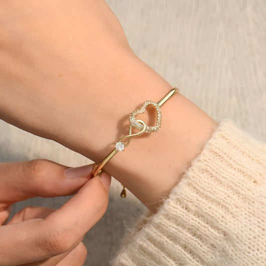 INFINITY™ GLACIER | MOTHER & DAUGHTER SNOWFLAKE BRACELET SET (1+1 FREE)