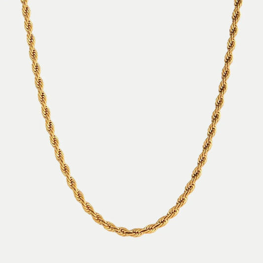 Helena – Collana dorata con decorazione punteggiata