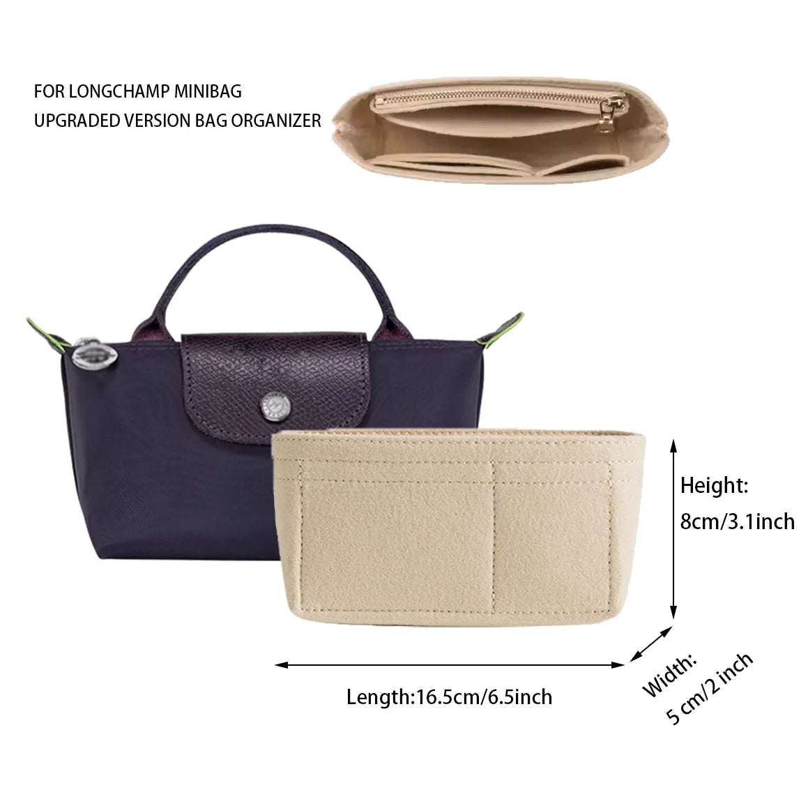 Longchamp Leather Crossbody Strap | Leather Conversion Kit