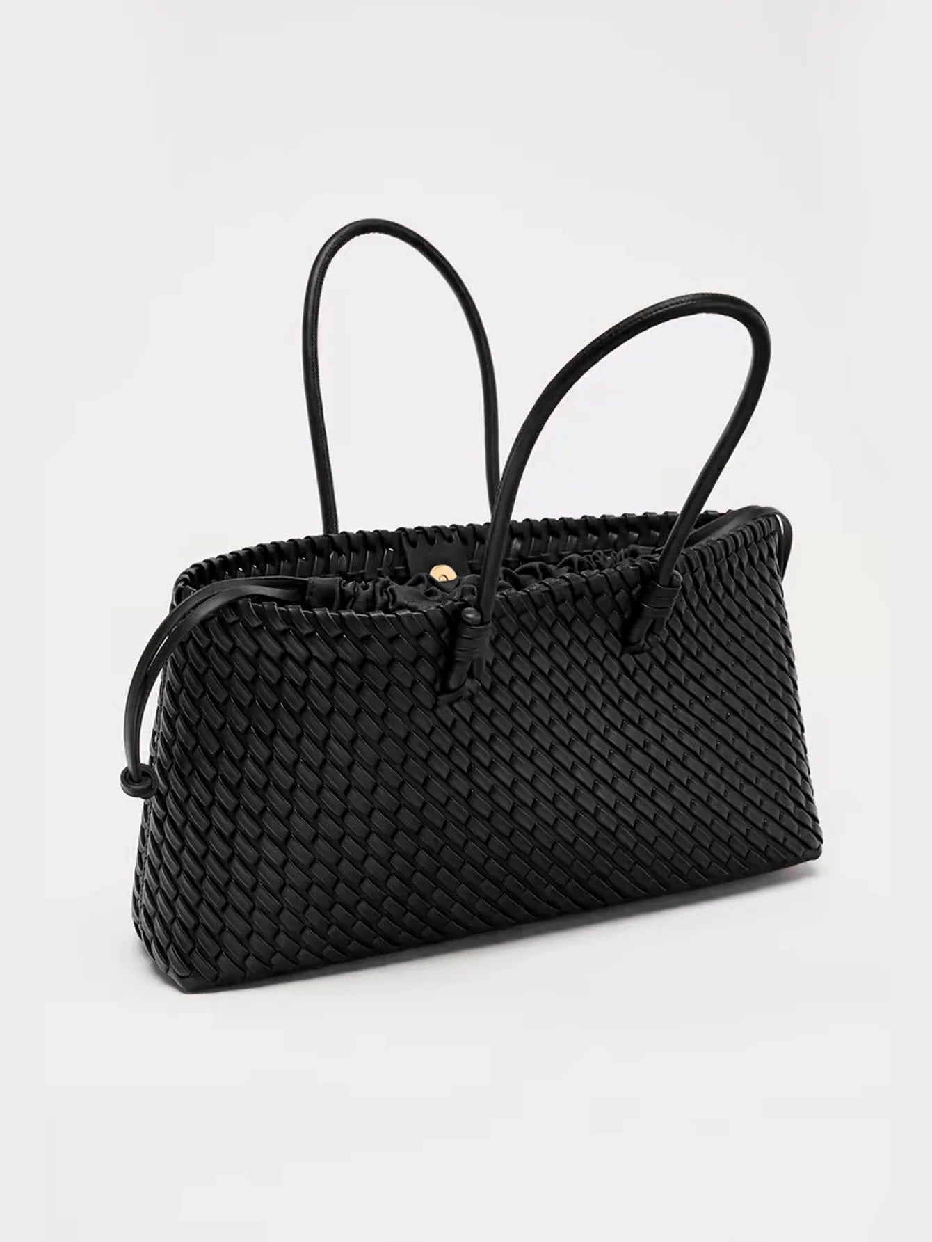 Woven Large Capacity Tote Bag | Luxury Shoulder & Handheld Shopper for Women