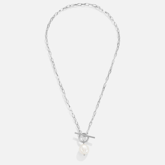 Evelina – Collana dorata con pendente in perla