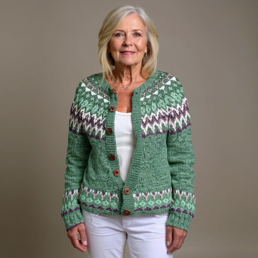 DELIA | VINTAGE ICELANDIC CARDIGAN