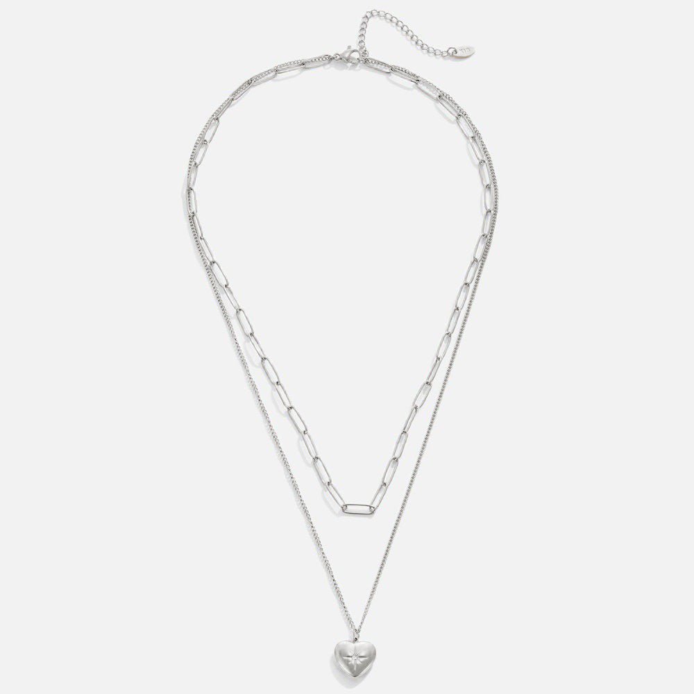 Angelika – Collana in argento con pendente squadrato