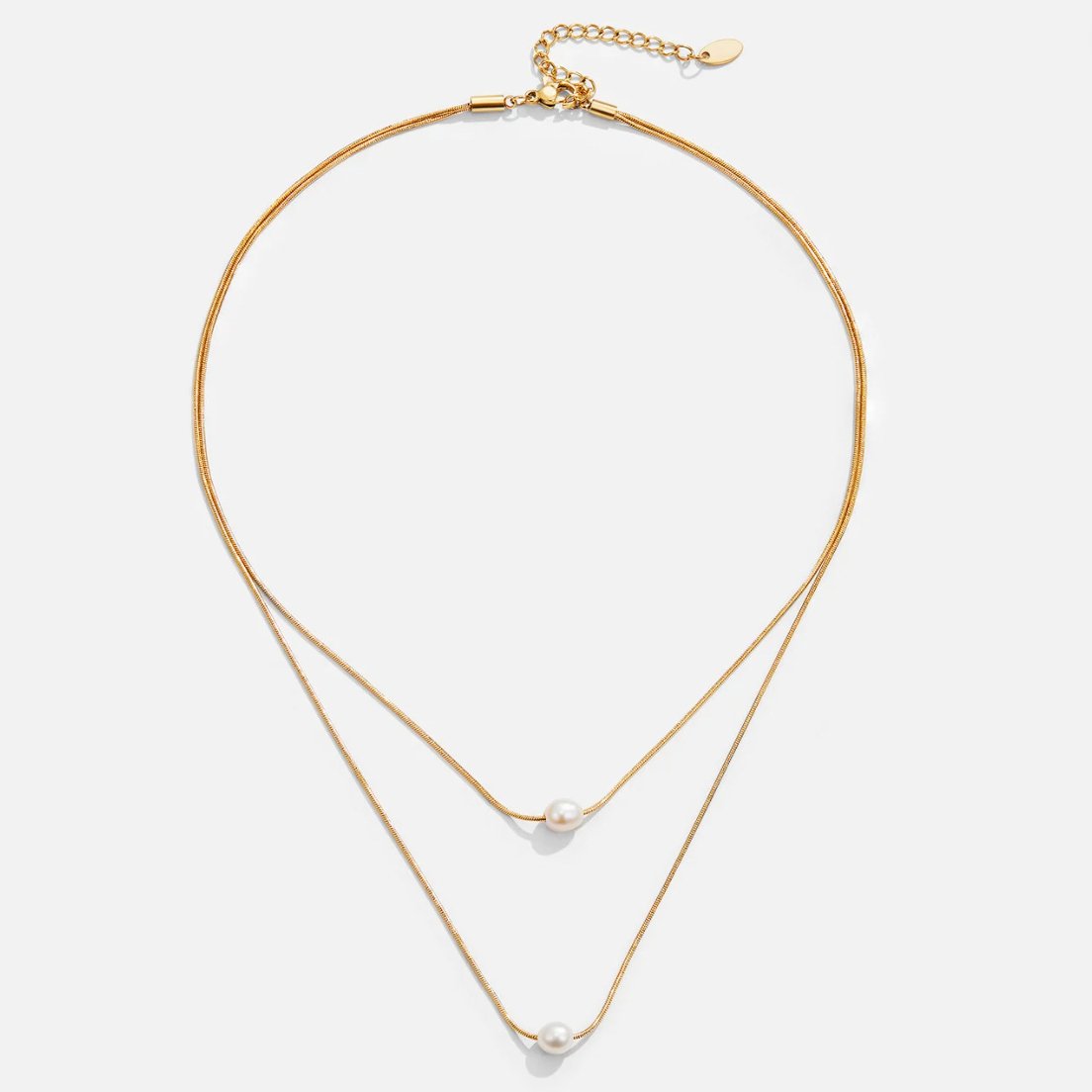 Nora – Collana dorata dal design a catena