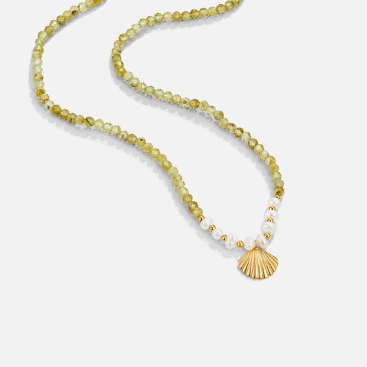 Amira – Collana dorata dal semplice motivo a goccia