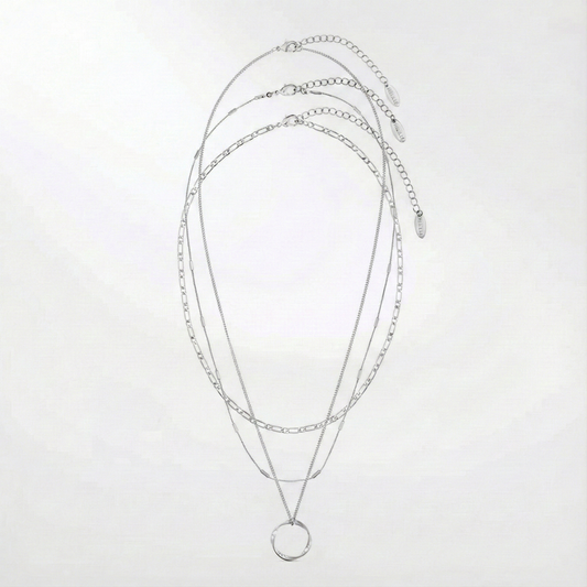 Collana aperta a tre fili