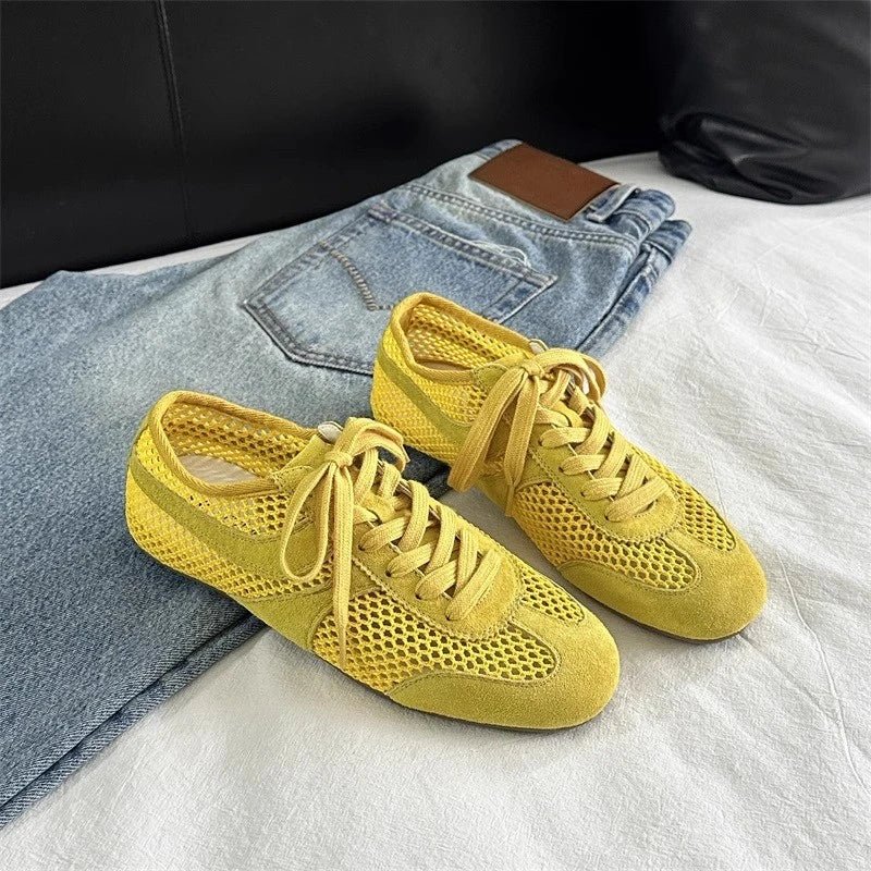 CELINA | Mesh Trainers Women | Breathable Lace-Up Sneakers