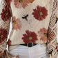 TAHLIA | COMFORT FLORAL SWEATER