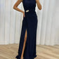 LILY | LONG PLEATED EVENING GOWN