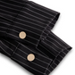 POPPY | BLACK PINSTRIPE SHIRT DRESS