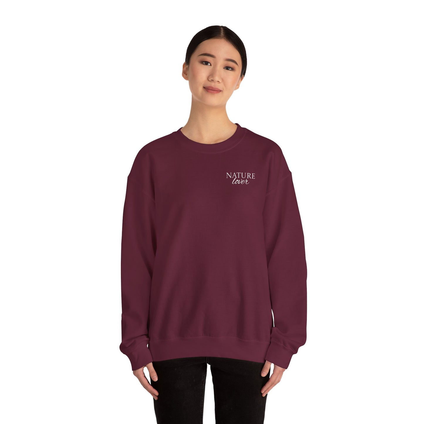 Forest Night Crewneck | Nature-Inspired Forest Green Sweatshirt