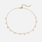 Elisa – Collana dorata con design filigranato
