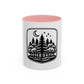 Forest Night Coffee Mug — Moon & Pines Accent Ceramic Mug