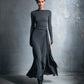 YASMINA | MAXI DRESS WITH SIDE TIE