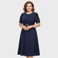 HARRIET BLOOM | SOFT-TOUCH RUCHED MIDI DRESS
