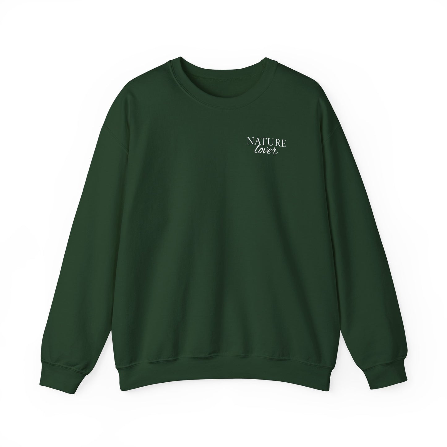 Forest Night Crewneck | Nature-Inspired Forest Green Sweatshirt