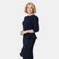 CLAUDINE BLOOM | REFINED RUFFLE MIDI DRESS