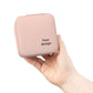 Compact Jewelry Travel Case — Portable Pink Organizer for Rings, Earrings & Necklaces