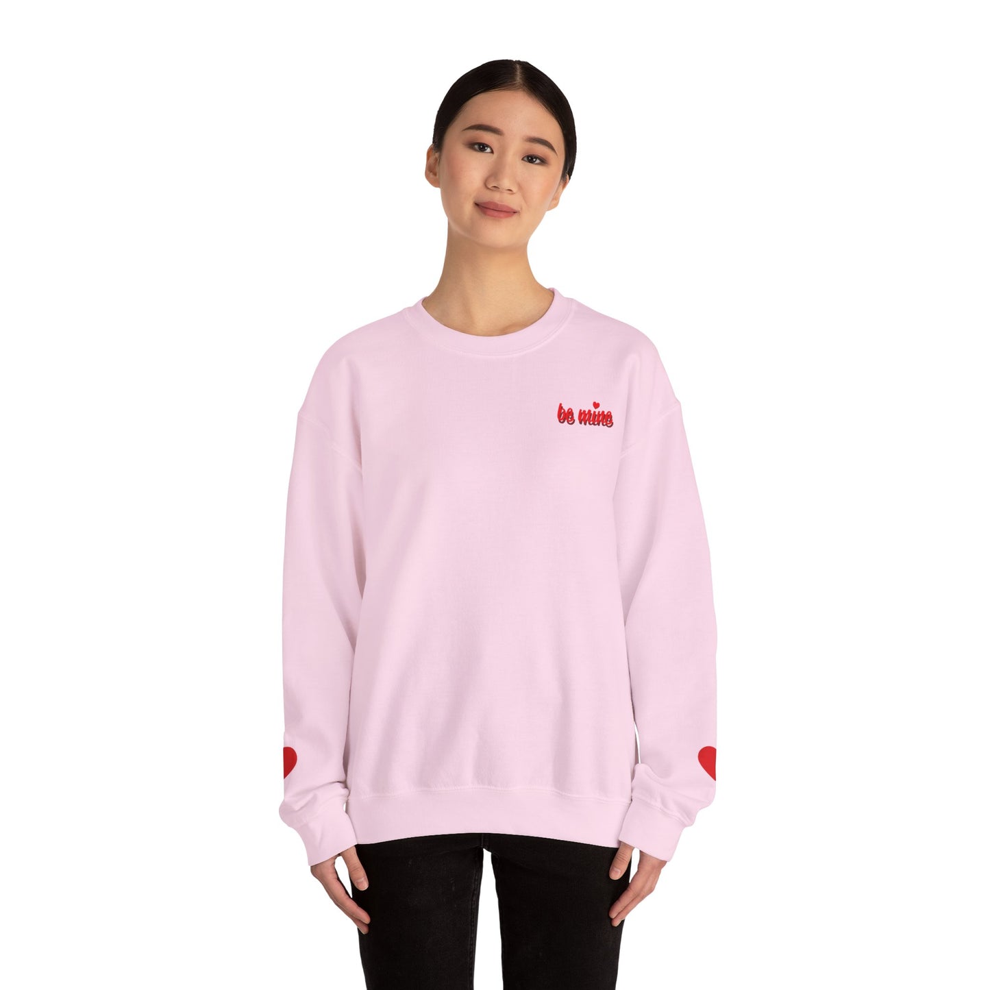 Valentine Heart Tic-Tac-Toe Crewneck Sweatshirt
