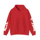 LOVE Hoodie — Minimal Pink Lettering Pullover
