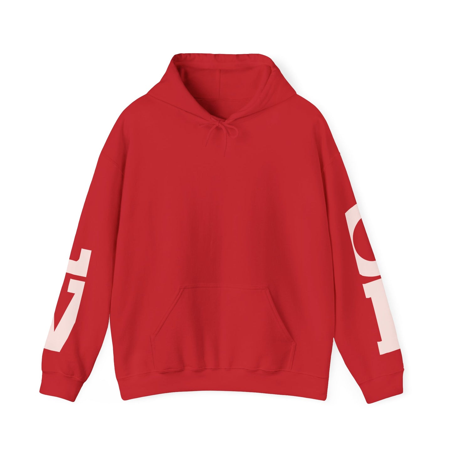 LOVE Hoodie — Minimal Pink Lettering Pullover