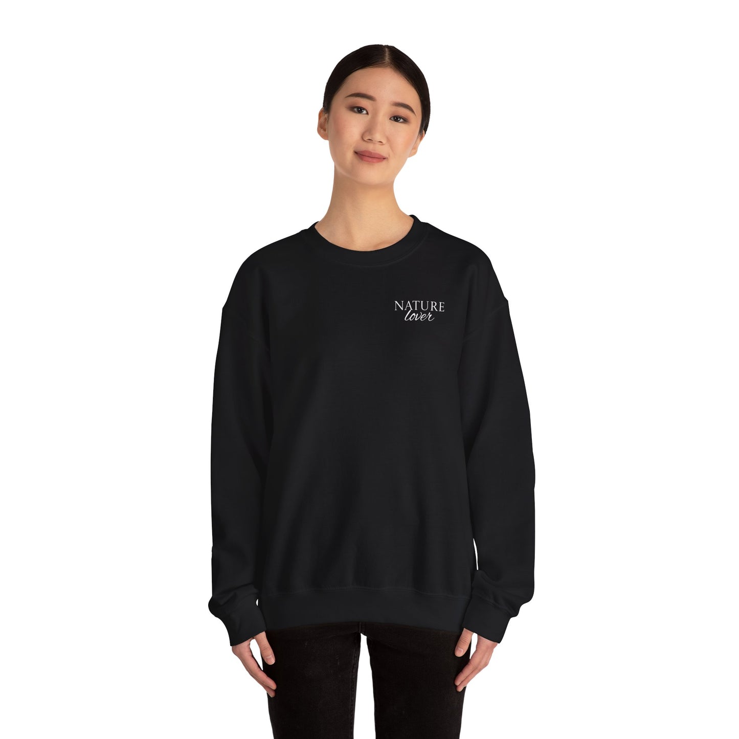 Forest Night Crewneck | Nature-Inspired Forest Green Sweatshirt