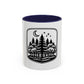 Forest Night Coffee Mug — Moon & Pines Accent Ceramic Mug