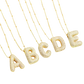 Collana con ciondoli a forma di lettere