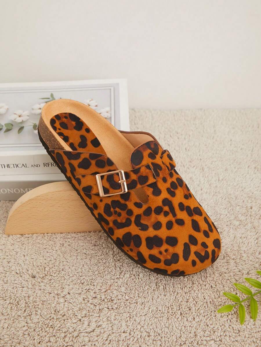 Women’s Cork Footbed Slide Clogs with Adjustable Buckle Strap | Comfortable Everyday Sandals
