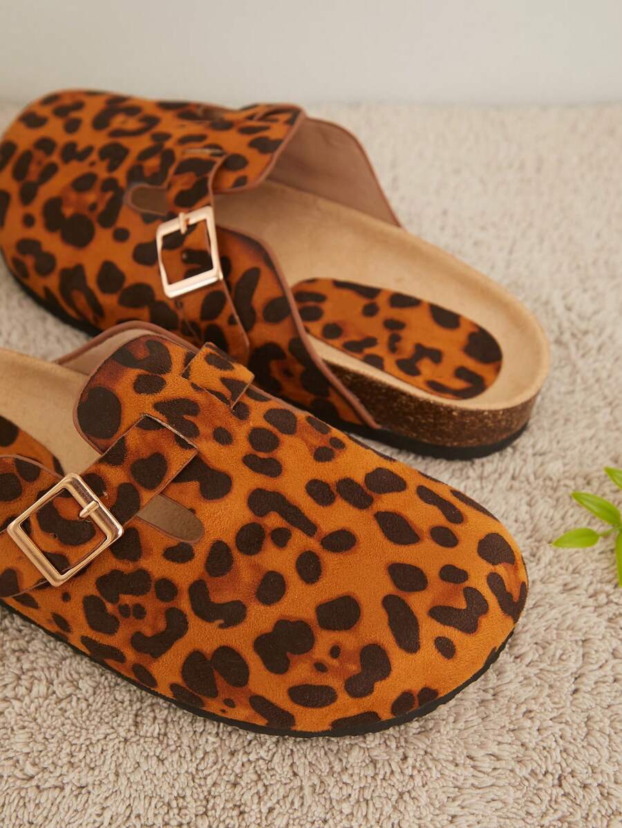 Women’s Cork Footbed Slide Clogs with Adjustable Buckle Strap | Comfortable Everyday Sandals