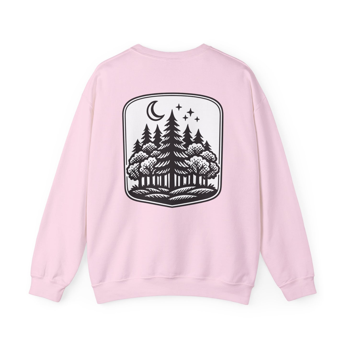Forest Night Crewneck | Nature-Inspired Forest Green Sweatshirt