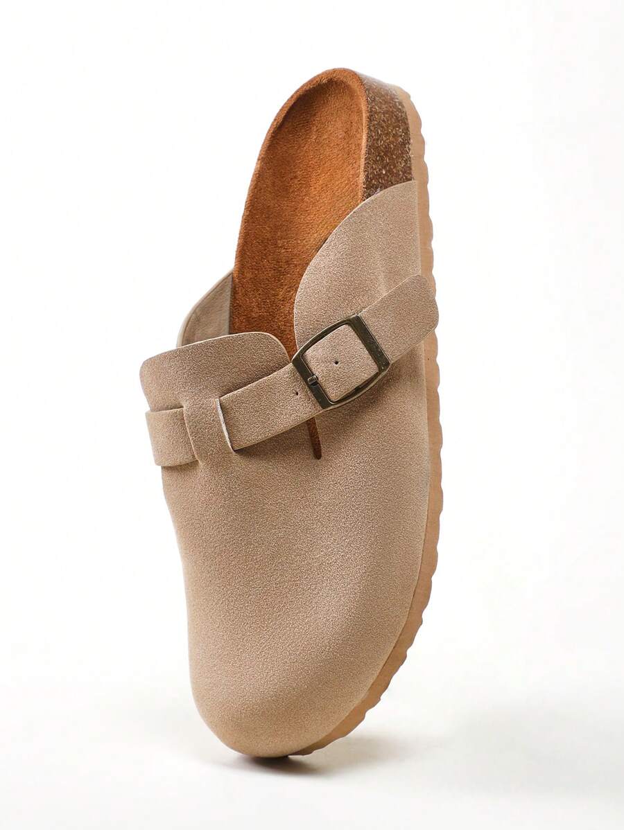 Women’s Cork Footbed Slide Clogs with Adjustable Buckle Strap | Comfortable Everyday Sandals