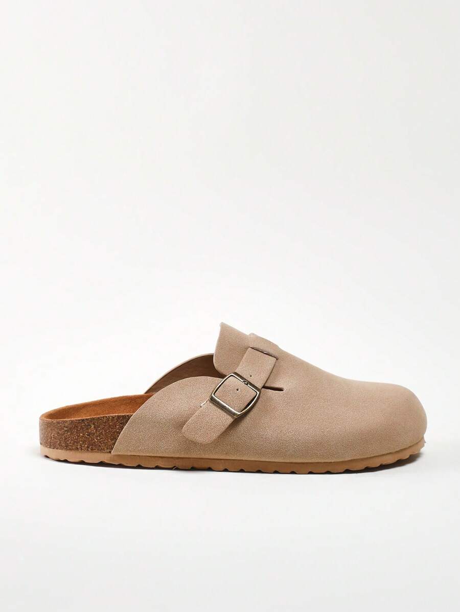 Women’s Cork Footbed Slide Clogs with Adjustable Buckle Strap | Comfortable Everyday Sandals