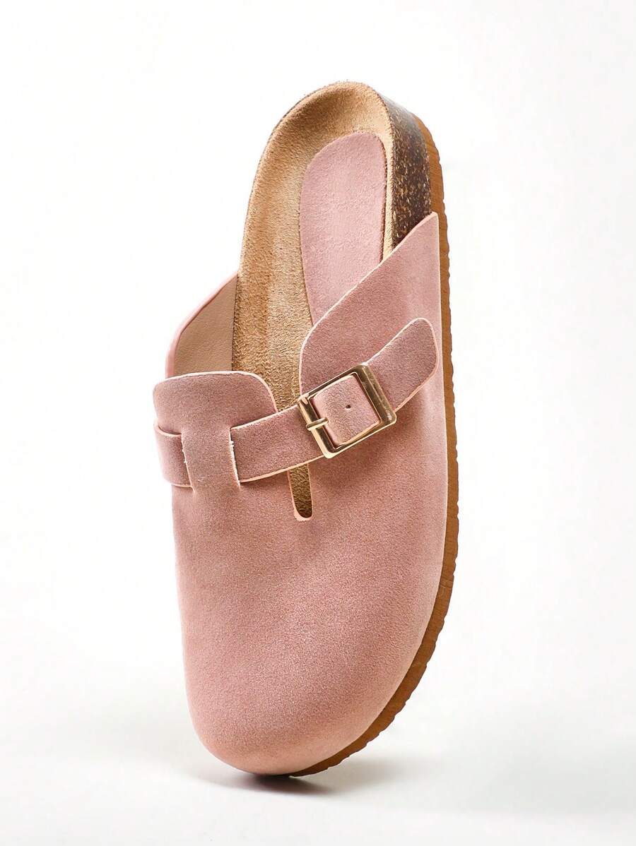 Women’s Cork Footbed Slide Clogs with Adjustable Buckle Strap | Comfortable Everyday Sandals