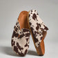 Women’s Cork Footbed Slide Clogs with Adjustable Buckle Strap | Comfortable Everyday Sandals