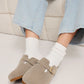 Women’s Cork Footbed Slide Clogs with Adjustable Buckle Strap | Comfortable Everyday Sandals