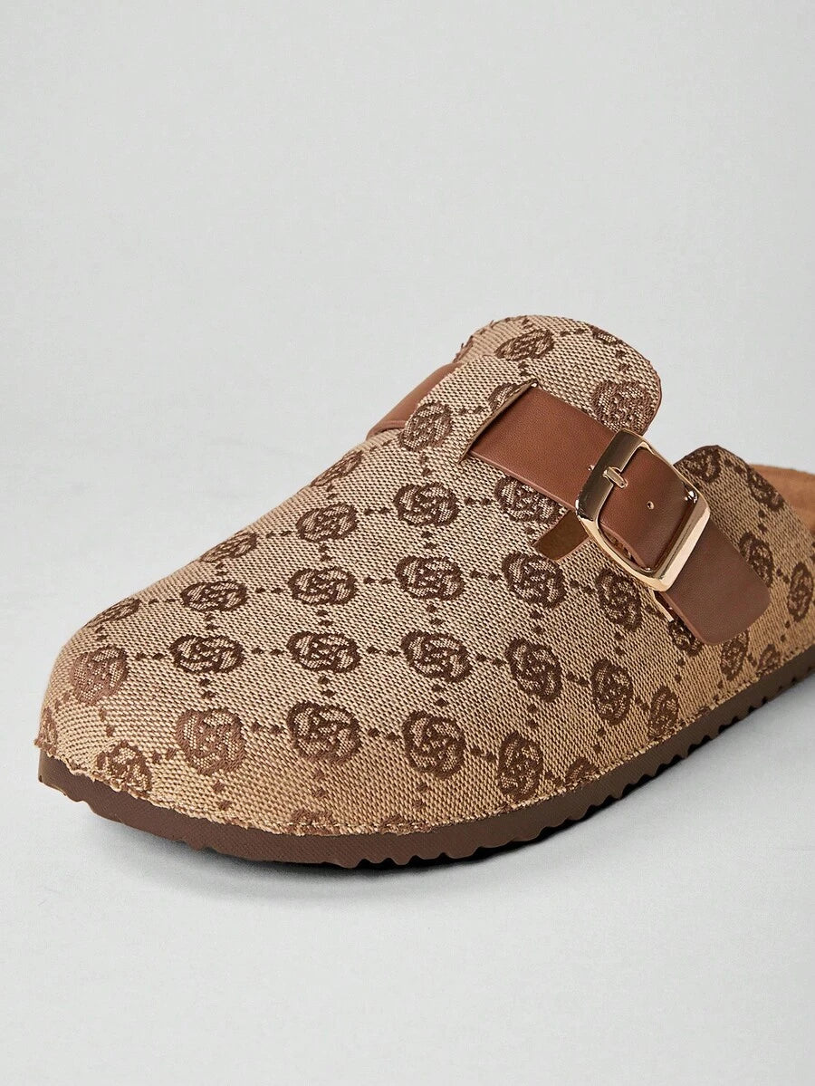 Women’s Cork Footbed Slide Clogs with Adjustable Buckle Strap | Comfortable Everyday Sandals