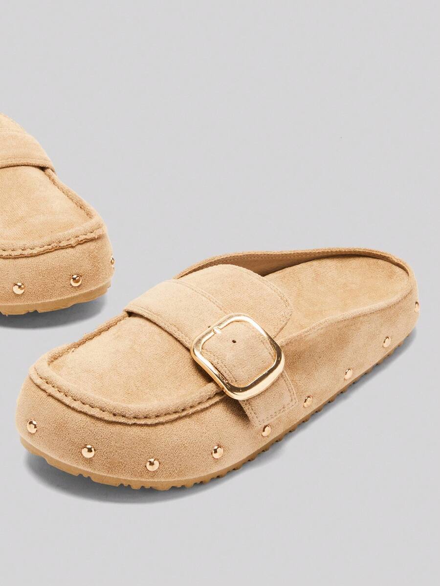 Women’s Cork Footbed Slide Clogs with Adjustable Buckle Strap | Comfortable Everyday Sandals