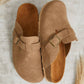 Women’s Cork Footbed Slide Clogs with Adjustable Buckle Strap | Comfortable Everyday Sandals