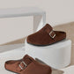 Women’s Cork Footbed Slide Clogs with Adjustable Buckle Strap | Comfortable Everyday Sandals