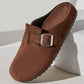 Women’s Cork Footbed Slide Clogs with Adjustable Buckle Strap | Comfortable Everyday Sandals