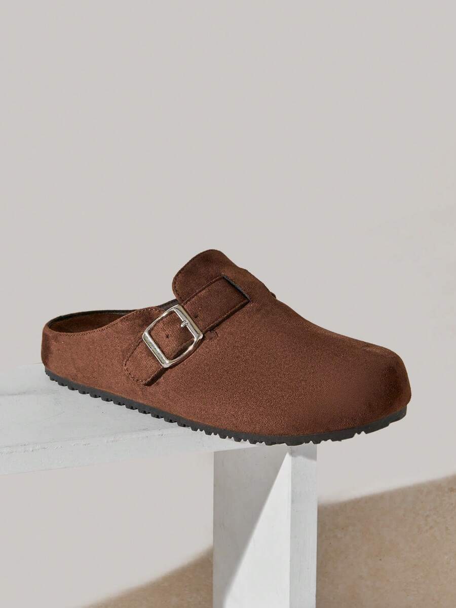 Women’s Cork Footbed Slide Clogs with Adjustable Buckle Strap | Comfortable Everyday Sandals