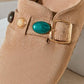 Women’s Cork Footbed Slide Clogs with Adjustable Buckle Strap | Comfortable Everyday Sandals