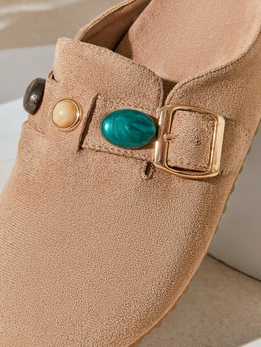 Women’s Cork Footbed Slide Clogs with Adjustable Buckle Strap | Comfortable Everyday Sandals